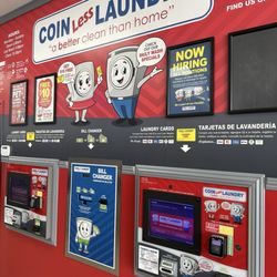 Coin Less Laundry - How you start. It's a coinless place so you have to get a card