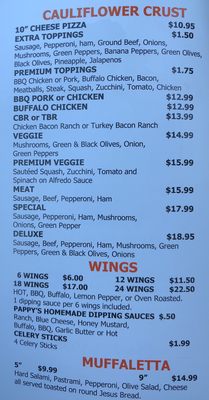 Menu photo 5 YaYa's Pizza Palace Sardis City, AL