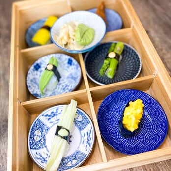Mori Sushi - Vegetable Sushi Combo- @siblingsthateat - Sushi Bars Near Me - Indianapolis, Indiana