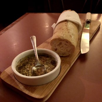 Novella Wine Bar - French Bread with Olive Oil & Avocado Dipping Sauce - Cafes Near Me - Saint Louis, Missouri