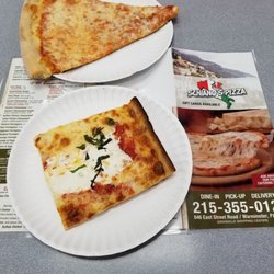 Schiano's Pizza - Plain & Grandma slices