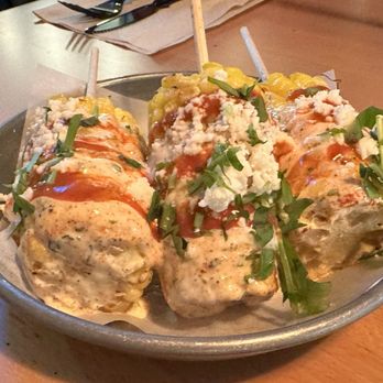 Taco Ranch - Mexican Street Elote. Could have eaten a dozen!! So good. - Tacos Near Me - Pigeon Forge, Tennessee