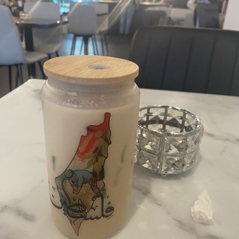 Kufiya House Cafe - Cold Pistachio Latte - Coffee & Tea Near Me - Windsor, Ontario Kufiya House Cafe - Cold Pistachio Latte - Coffee & Tea Near Me - Windsor, Ontario