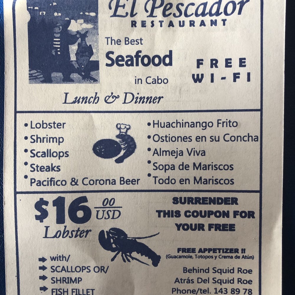 El Pescador - Mexican Near Me - San Lucas, CHP El Pescador - Mexican Near Me - San Lucas, CHP