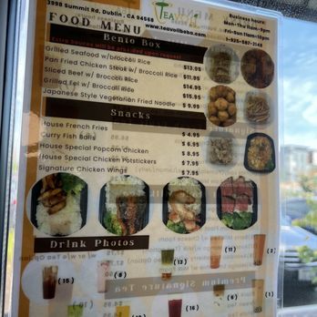 Teavoli Boba - Food Menu 09/23 - Bubble Tea Near Me - Dublin, California