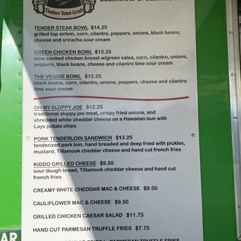 Timber Town Grub - Menu - Desserts Near Me - Estacada, Oregon Timber Town Grub - Menu - Desserts Near Me - Estacada, Oregon