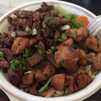 Flame Broiler - Half and half regular bowl with brown rice, veggies and green onions!! Delicious, fast and affordable! - Fast Food Near Me - Bakersfield, California Flame Broiler - Half and half regular bowl with brown rice, veggies and green onions!! Delicious, fast and affordable! - Fast Food Near Me - Bakersfield, California