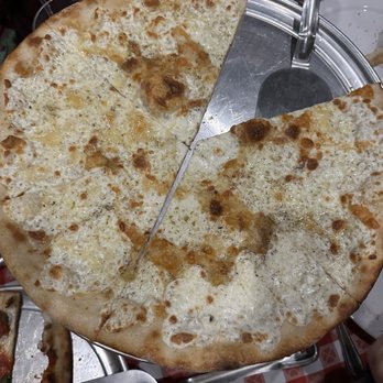 Grimaldi's Hoover - Quattro Formaggi (minus the blue cheese). Perfect for your cheese pizza fans. 16in. - Pizza Near Me - Hoover, Alabama Grimaldi's Hoover - Quattro Formaggi (minus the blue cheese). Perfect for your cheese pizza fans. 16in. - Pizza Near Me - Hoover, Alabama