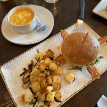First Watch - Breakfast burger and cheesy grits - Breakfast & Brunch Near Me - Glen Burnie, Maryland