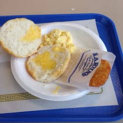 Martin's Restaurant - Breakfast special with a hashbrown.