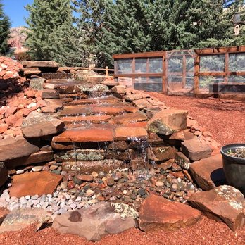Villegas Landscape - a water feature in a garden - Landscaping Near Me - Sedona, Arizona Villegas Landscape - a water feature in a garden - Landscaping Near Me - Sedona, Arizona