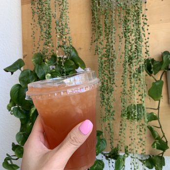 Contra Coffee & Tea - Strawberry Swing -- Strawberry Green Tea - Coffee & Tea Near Me - Orange, California Contra Coffee & Tea - Strawberry Swing -- Strawberry Green Tea - Coffee & Tea Near Me - Orange, California