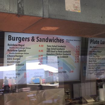 Rainbow Drive-In - Menu - Hawaiian Near Me - Honolulu, Hawaii Rainbow Drive-In - Menu - Hawaiian Near Me - Honolulu, Hawaii