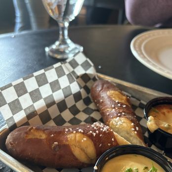 The Haus Bistro - Pretzel Sticks (soft on inside/ slight crisp on outside) - Bars Near Me - Calimesa, California