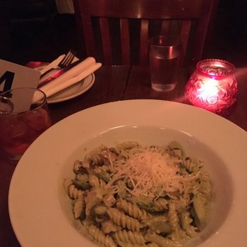 The Starlight Tavern - Fusilli with asparagus in a creamy pesto sauce - American Near Me - Brooklyn, New York The Starlight Tavern - Fusilli with asparagus in a creamy pesto sauce - American Near Me - Brooklyn, New York