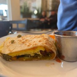 Hannah And Nate's - Breakfast quesadilla with green chilies