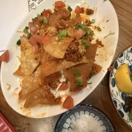 Rice paper nachos