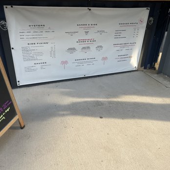 Lawrence Barbecue - The menu is below the order window. - Barbeque Near Me - Cary, North Carolina
