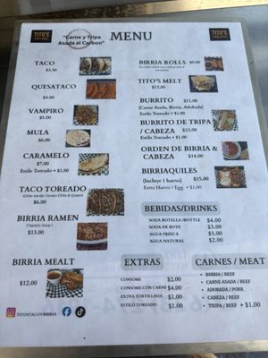 Menu photo 2 Titos Tacos Phoenix, AZ