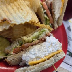 Bonnie's at the Red Byrd - Chicken salad club