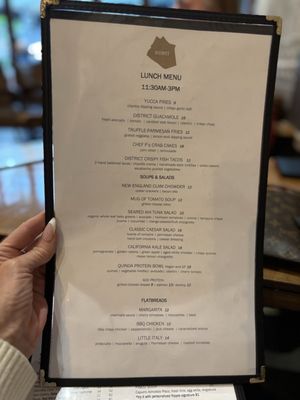 Menu photo 8 District Los Angeles, CA