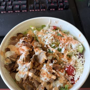 Nick the Greek - Gyro Bowl with Pork Belly - Greek Near Me - Daly City, California