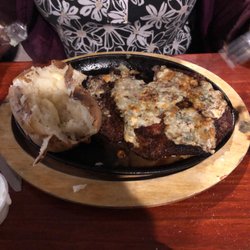 Burden Lake Country Club - Cajun black n blue steak!