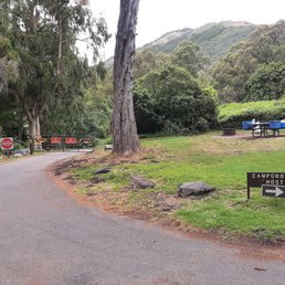 Campsite 6 is the first site after entering the campground, on the left of the one-way road, next to the DO NOT ENTER gate Campsite 6 is the first site after entering the campground, on the left of the one-way road, next to the DO NOT ENTER gate