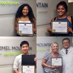 Carmel Mountain Dental Care - 2019 CMDC Community Service Scholarship recipients