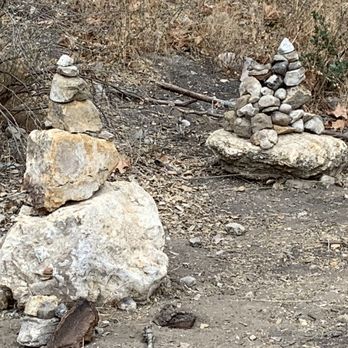 Aliso Canyon Park - Rock formations are seen throughout the park - Hiking Near Me - Granada Hills, California