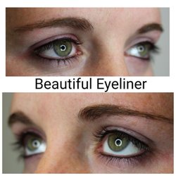 Permanent Makeup by Shannon - Before and After Eyeliner