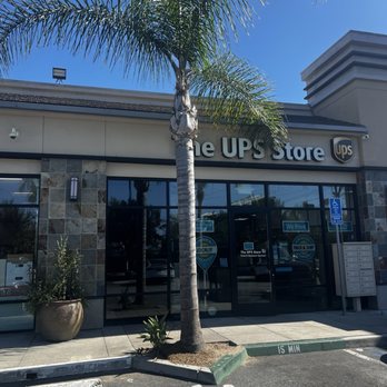 The UPS Store - Outside sign and front entrance - Shipping Centers Near Me - Lakewood, California