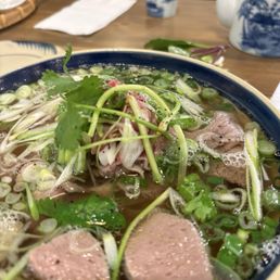 7. Pho tai, nam bo vien ($16.95)