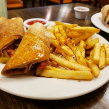 Byblos Restaurant - Lamb pita roll and fries - Lebanese Near Me - Gainesville, Virginia Byblos Restaurant - Lamb pita roll and fries - Lebanese Near Me - Gainesville, Virginia