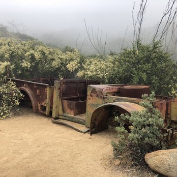 El Cajon Mountain Hiking Trail - Rusty old jeep - once you see this, you're close to the top! - Hiking Near Me - El Cajon, California El Cajon Mountain Hiking Trail - Rusty old jeep - once you see this, you're close to the top! - Hiking Near Me - El Cajon, California
