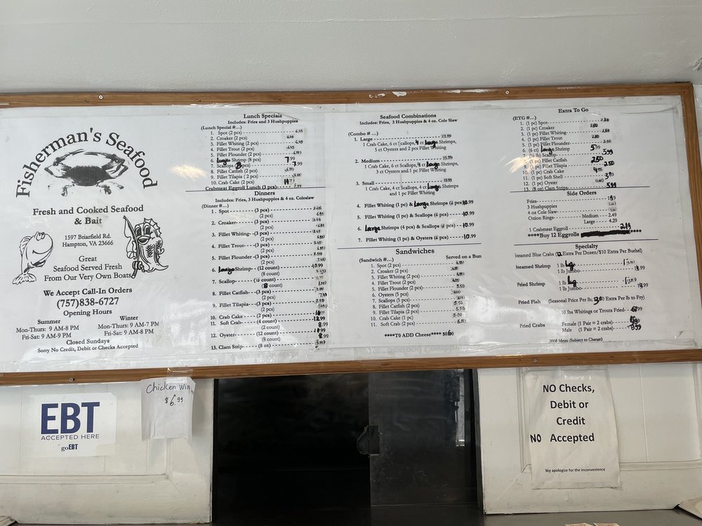 FISHERMAN SEAFOOD MARKET Updated September 2024 1597 Briarfield Rd