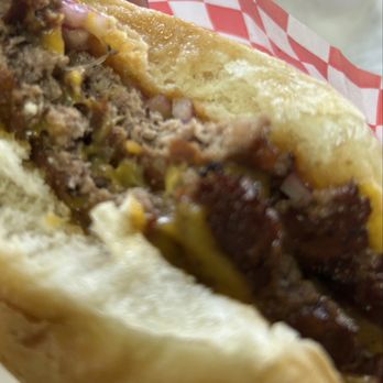 Burger-Chan - Juicy Double cheeseburger on sourdough bread! Very satisfying and will definitely get you full! - Burgers Near Me - Houston, Texas Burger-Chan - Juicy Double cheeseburger on sourdough bread! Very satisfying and will definitely get you full! - Burgers Near Me - Houston, Texas