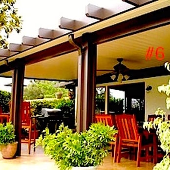 DIYPatio - solid, (non insulated), fan beams - Patio Coverings Near Me