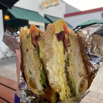 The Model Bakery - Chipotle sourdough breakfast sandwich on an English muffin - Bakeries Near Me - Napa, California The Model Bakery - Chipotle sourdough breakfast sandwich on an English muffin - Bakeries Near Me - Napa, California