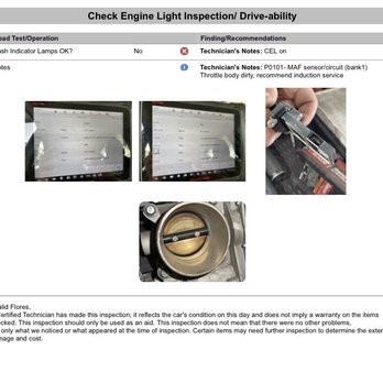 Blu Automotive - Diagnostic Report - Auto Repair Near Me - Harbor City, California