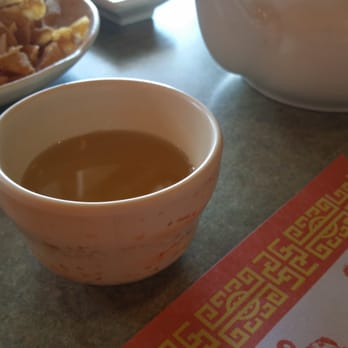Golden Wall - Yummy hot tea - Chinese Near Me - La Mirada, California