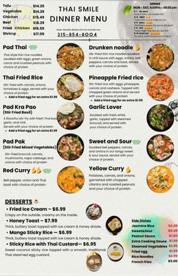 Menu photo 3 Thai Smile Canton, NY