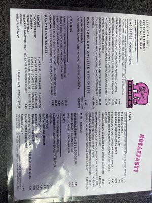 Menu photo 2 Pink Elephant Diner Hart, MI Menu photo 2 Pink Elephant Diner Hart, MI