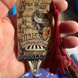 HRLMS Creations - Business card, book mark