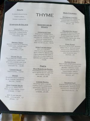 Menu photo 1 It's About Thyme Culpeper, VA