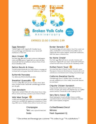Menu photo 8 Broken Yolk Cafe San Diego, CA Menu photo 8 Broken Yolk Cafe San Diego, CA