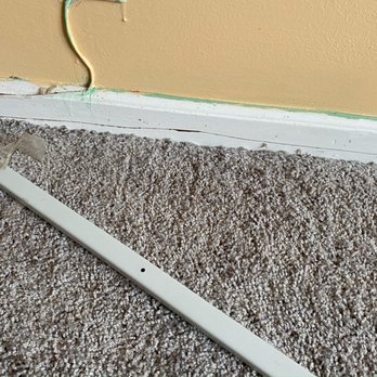 Charlotte Y Home Improvement - cut the wall when installing the carpet (which was also the wrong color) - General Contractors Near Me Charlotte Y Home Improvement - cut the wall when installing the carpet (which was also the wrong color) - General Contractors Near Me