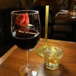 Full pour of Merlot.