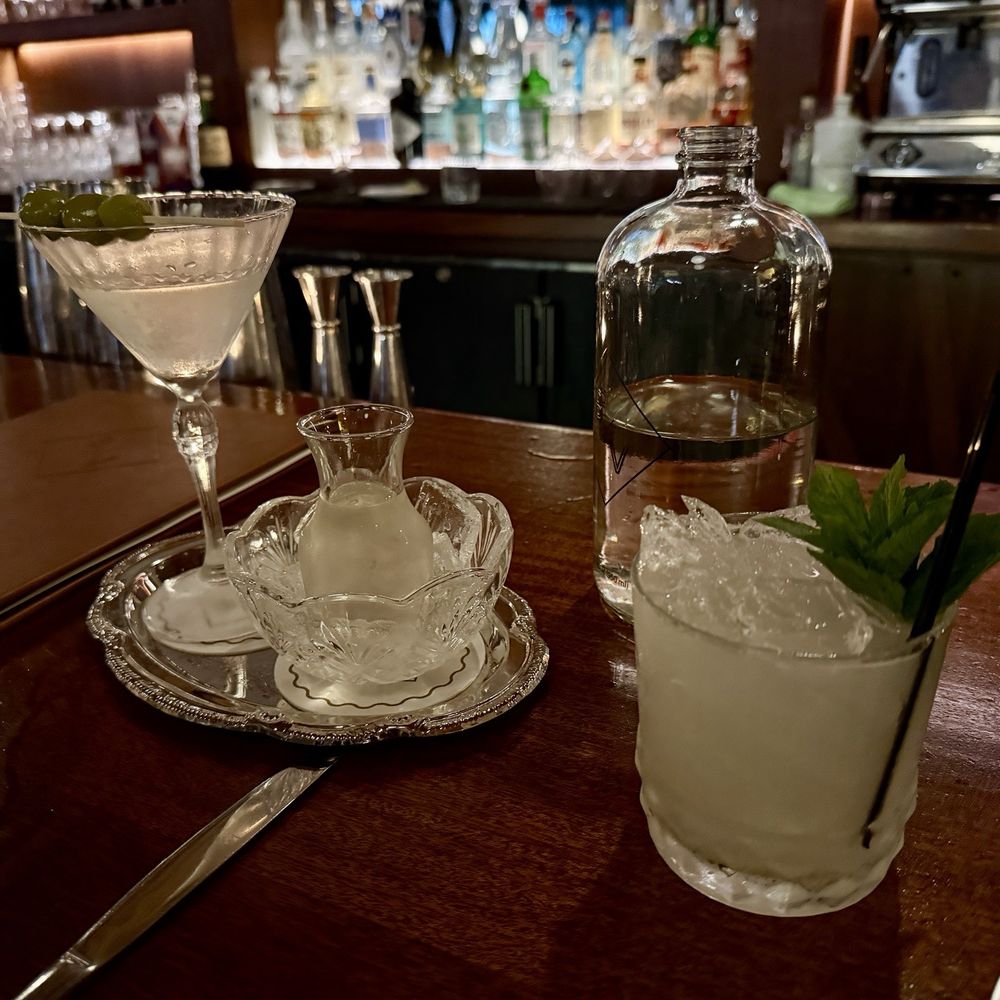 The BV martini and alpine breeze
