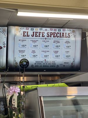 Menu photo 2 Barbacoa El Jefe Riverside, CA